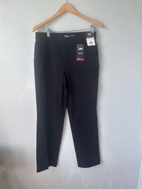 Lee mid rise straight leg regular fit pants